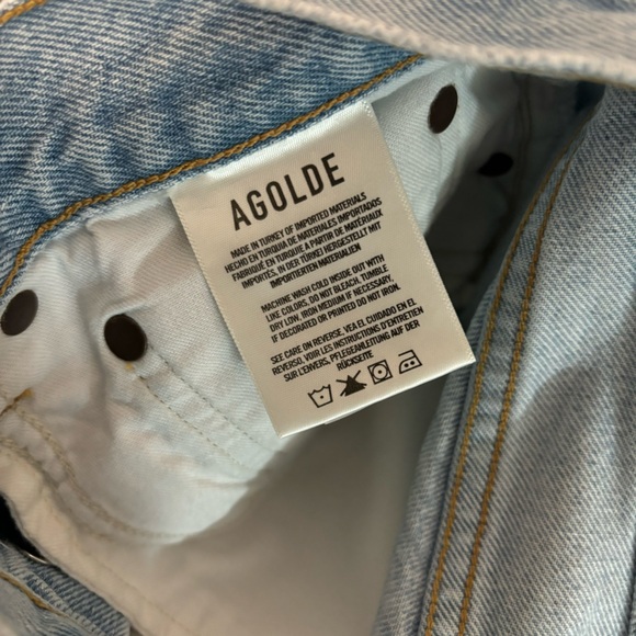 Agolde Parker Long Short Organic Denim 28 - Picture 5 of 5